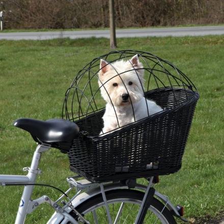 Stor Sort Cykelkurv til Hund 8 Kg