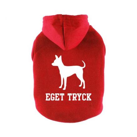 Design Din Egen Hættetrøje til hunde - Rød