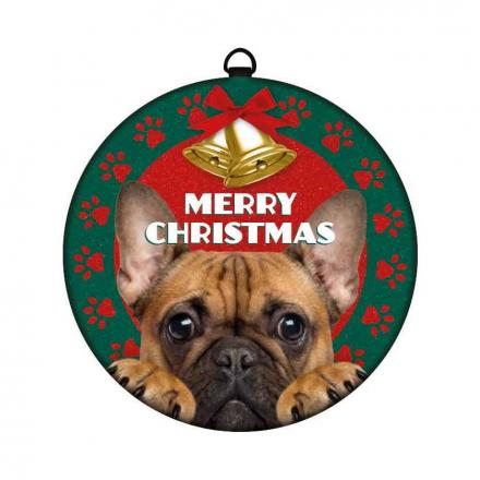Juledekoration Med Hundemotiv Fransk Bulldogge