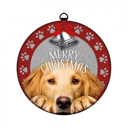 Juledekoration Med Hundemotiv Golden Retriever