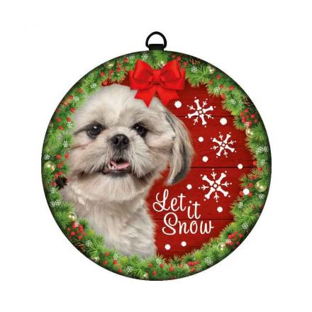 Juledekoration Med Hundemotiv Shih Tzu