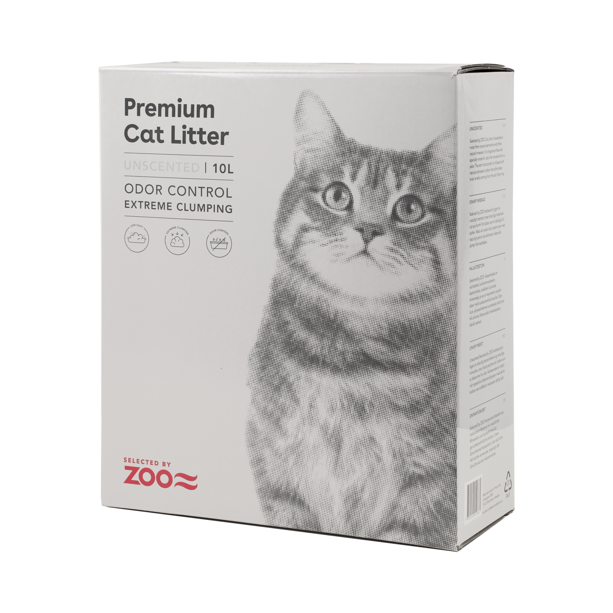 Premium Cat Litter Unscented - 10 L